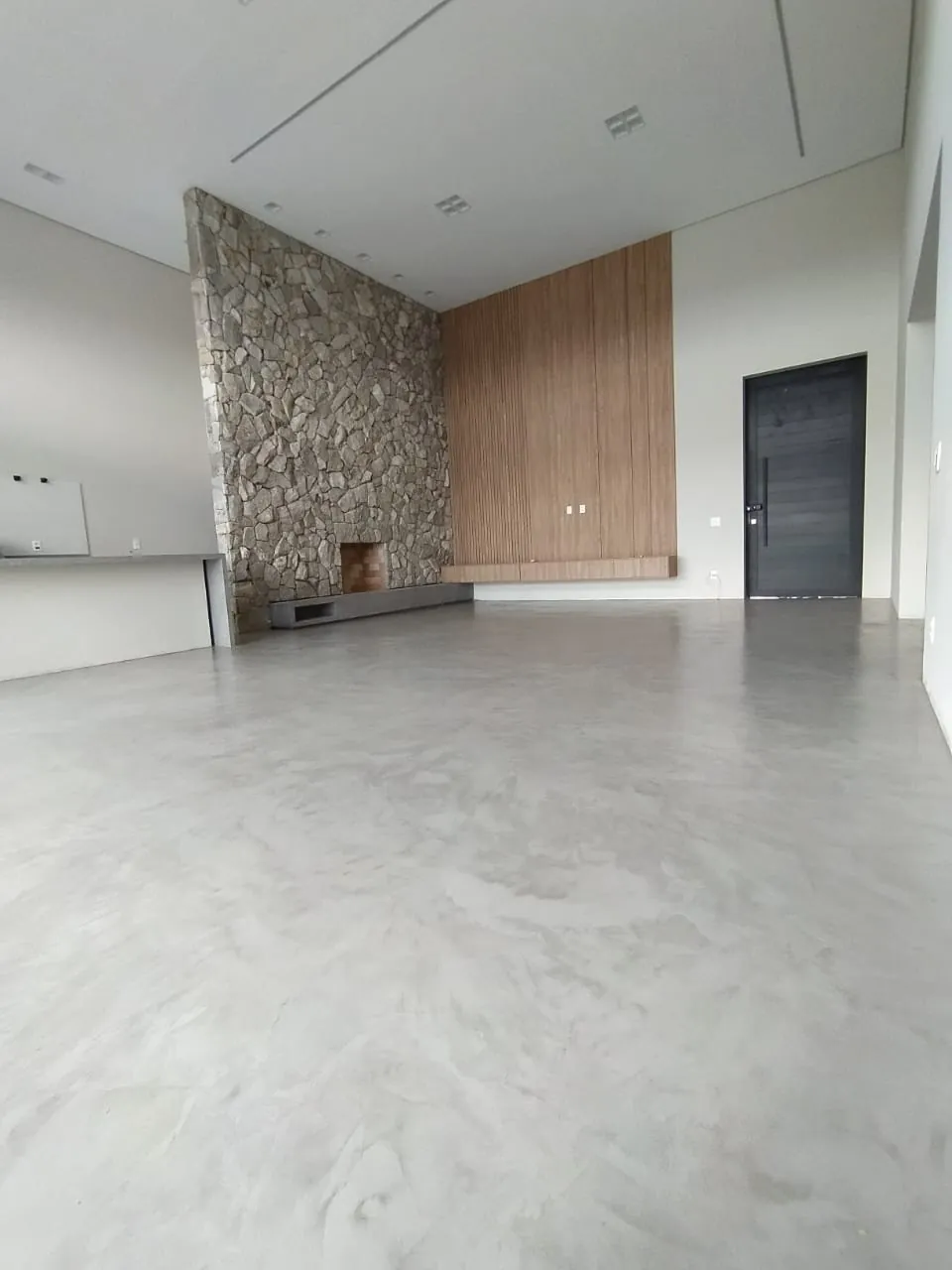 Sala em microcimento